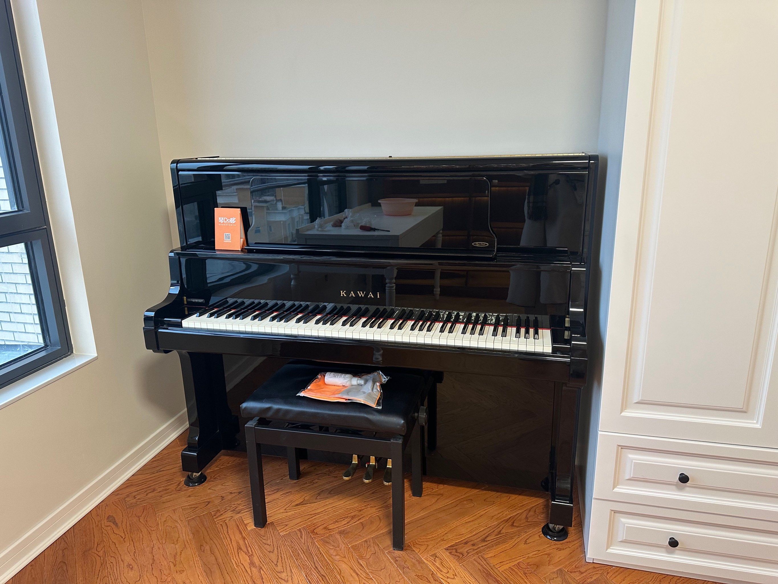 kawai 进口钢琴k70送达!